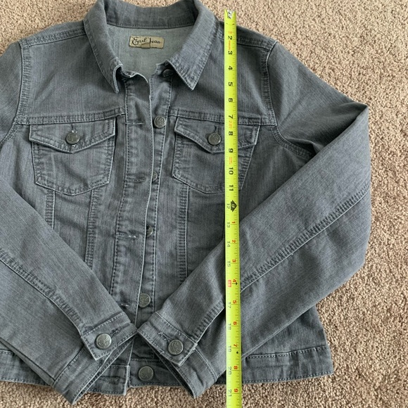 Earl Jeans Gray Denim Jacket - Size Medium - Picture 6 of 9